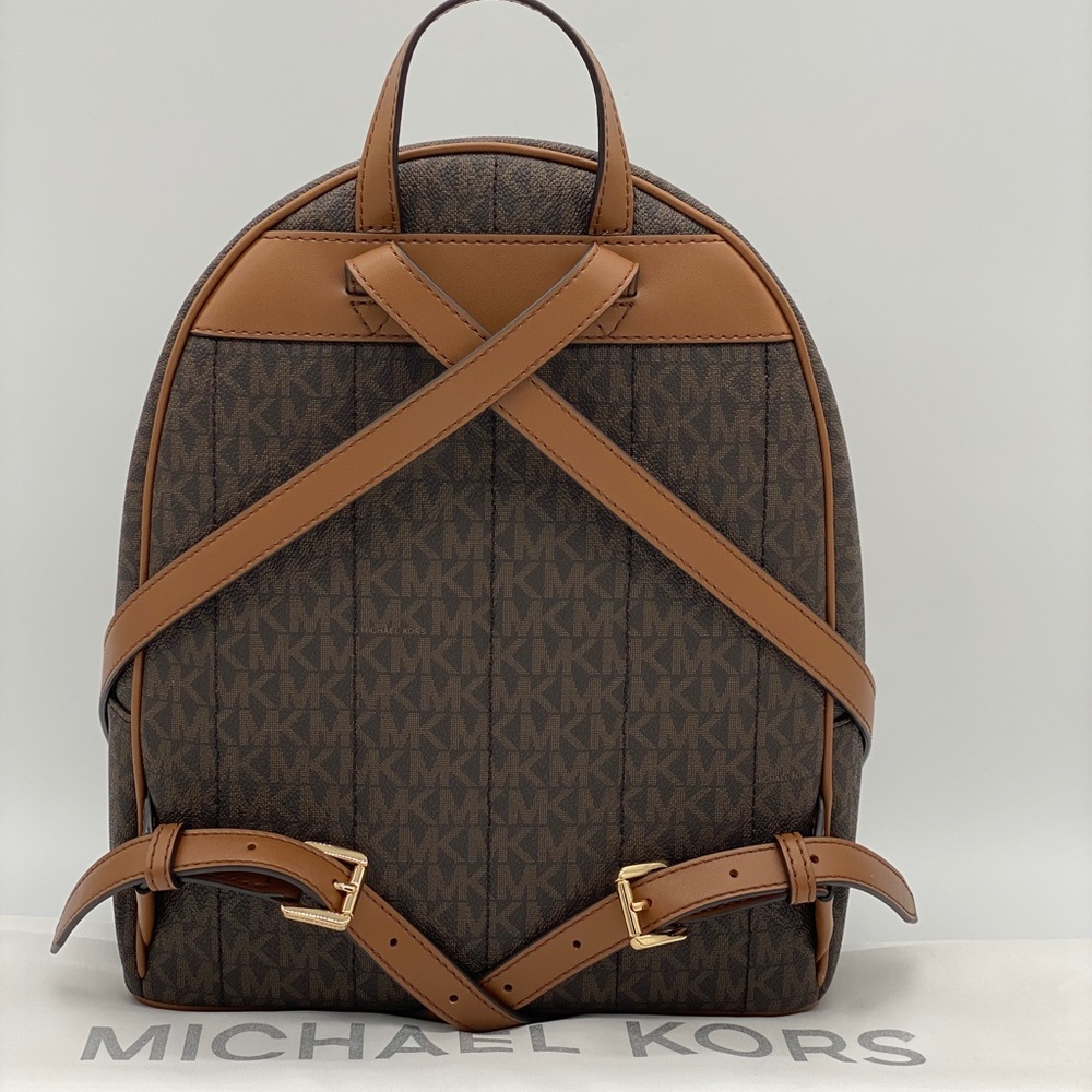 MICHAEL KORS KENLY MEDIUM BACKPACK BROWN - Picture 2 of 15